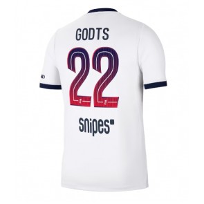 Paris Saint-Germain Mika Godts #22 Udebanetrøje 2026-27 Kortærmet